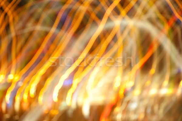 golden bright night lights background Stock photo © dolgachov