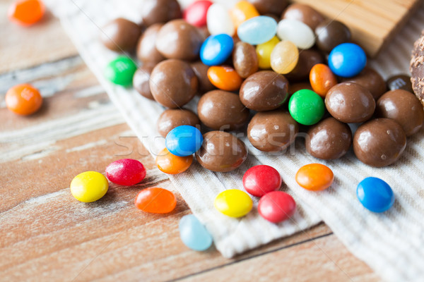 Jelly beans chocolat bonbons alimentaire culinaire [[stock_photo]] © dolgachov