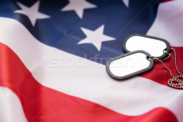 Stock fotó: Közelkép · amerikai · zászló · katonaság · jelvények · erők · szolgáltatás
