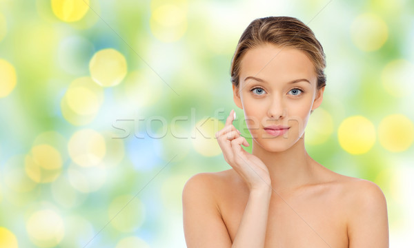 Sahne Gesicht Schönheit Menschen Stock foto © dolgachov