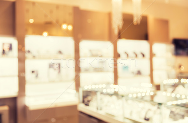 Bijoux magasin floue vente Shopping [[stock_photo]] © dolgachov