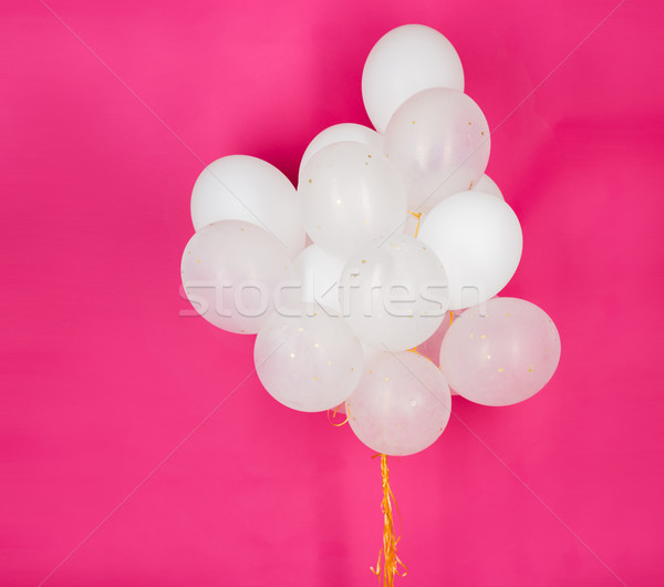 Foto stock: Blanco · helio · globos · rosa · vacaciones