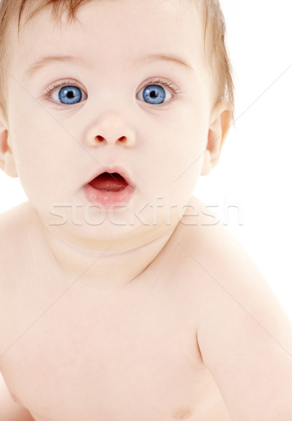 Esperança brilhante quadro bebê menino Foto stock © dolgachov