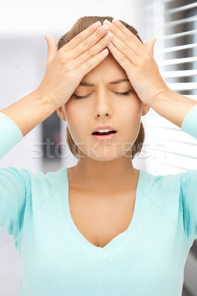unhappy woman Stock photo © dolgachov