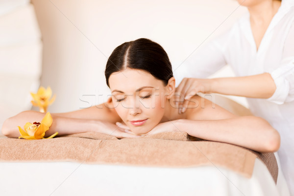 Stock photo: woman in spa