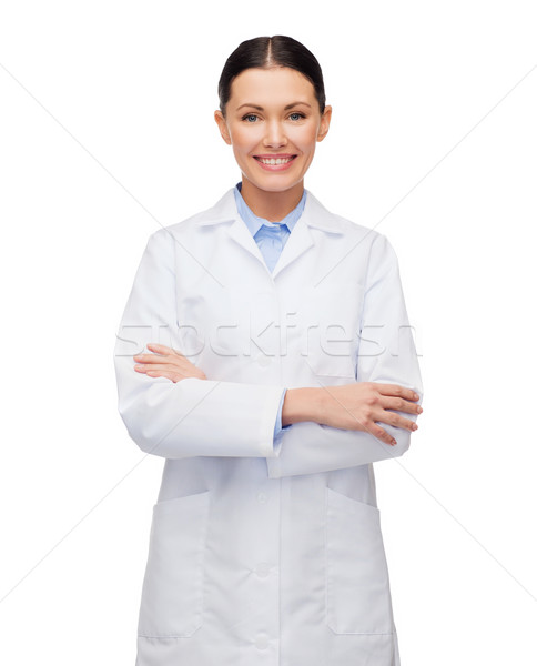 smiling female doctor Stock photo © dolgachov