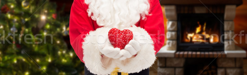 Forme de coeur Noël vacances amour [[stock_photo]] © dolgachov