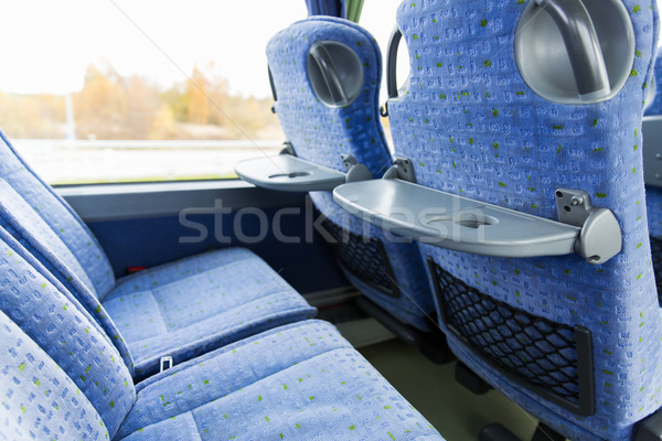Podróży autobus wnętrza transportu turystyki drogowego Zdjęcia stock © dolgachov