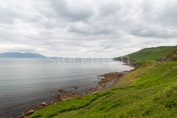 view to ocean at wild atlantic way in ireland Stock photo © dolgachov
