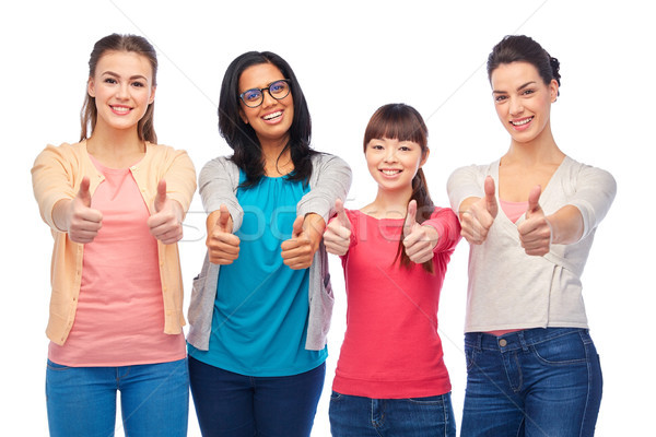 Internacional grupo mujeres diversidad Foto stock © dolgachov