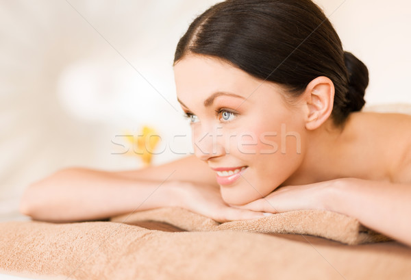 woman in spa Stock photo © dolgachov
