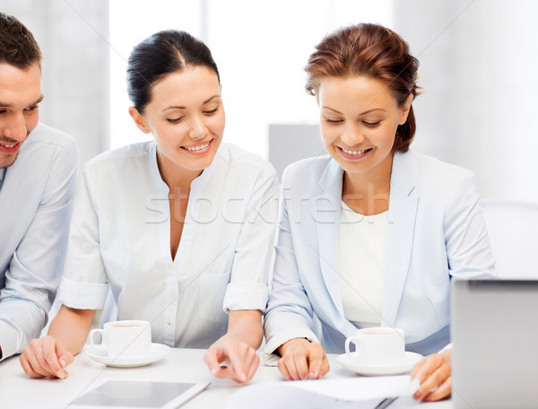 business team having discussion in office Stock photo © dolgachov