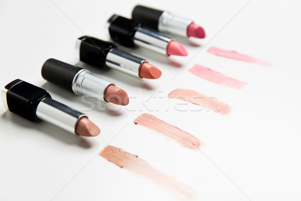 close up of lipsticks range Stock photo © dolgachov