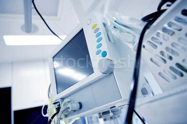 life support machine at hospital operating room Stock photo © dolgachov