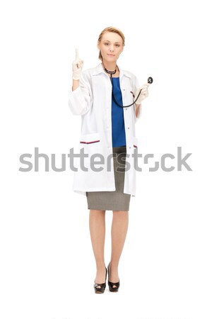 attractive female doctor Stock photo © dolgachov