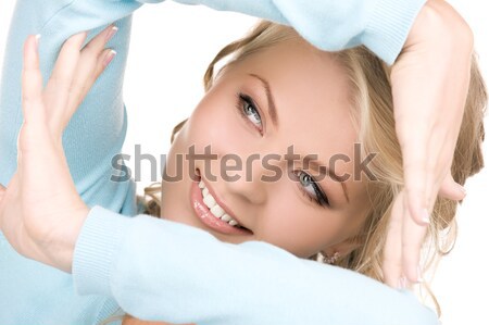 woman with hands on ears Stock photo © dolgachov