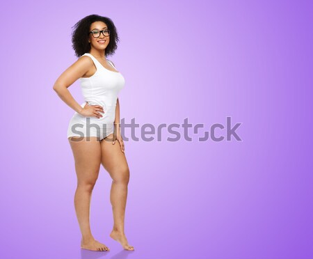 Belle femme coton photos femme sexy fitness [[stock_photo]] © dolgachov