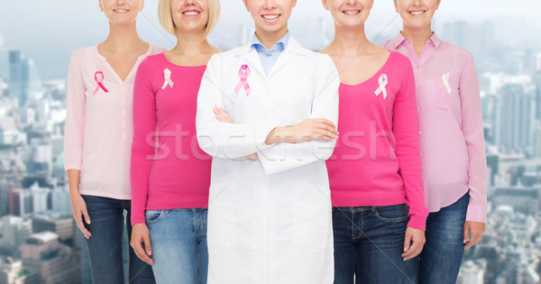 Mujeres cáncer conciencia salud Foto stock © dolgachov