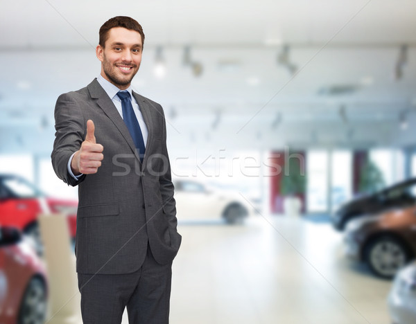 Foto stock: Sonriendo · empresario · auto · negocios