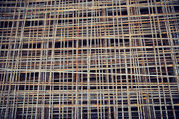 close up of rusty carcass grid Stock photo © dolgachov