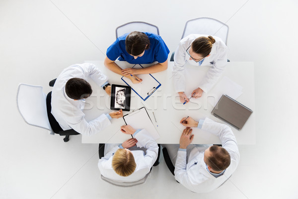 [[stock_photo]]: Médecins · mâchoire · xray · clinique · médecine