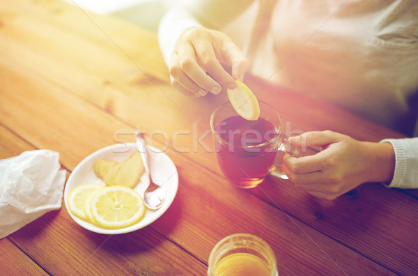 Сток-фото: женщину · лимона · здоровья · традиционный