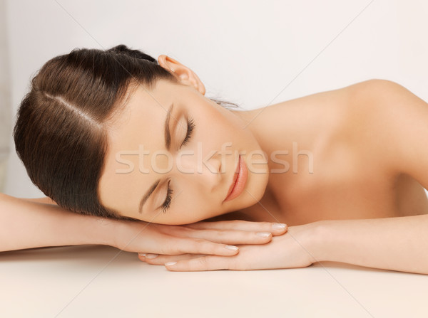 sleeping woman Stock photo © dolgachov