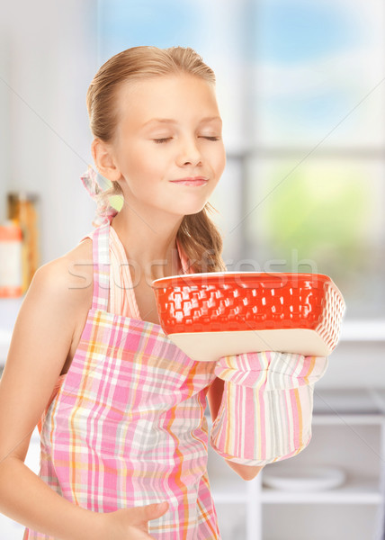 little housewife Stock photo © dolgachov