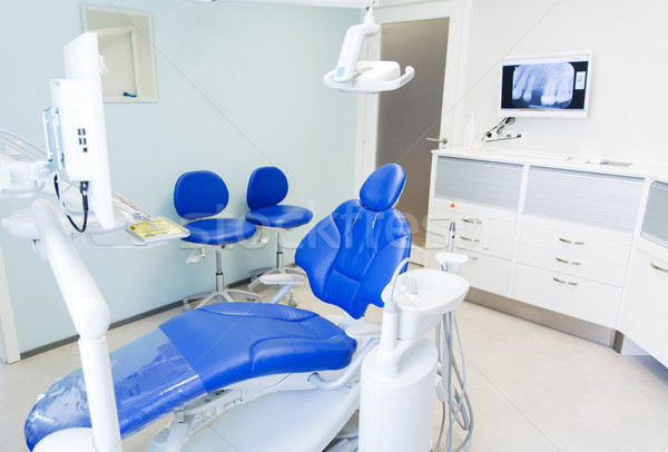 interior of new modern dental clinic office Stock photo © dolgachov