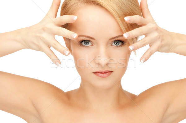 beautiful woman Stock photo © dolgachov