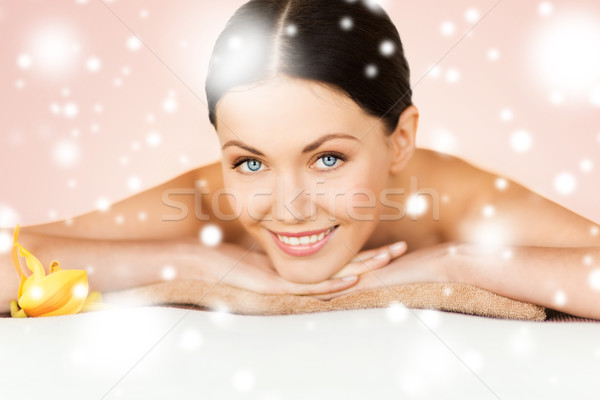 Stock fotó: Nő · fürdő · egészség · szépség · szalon · masszázs