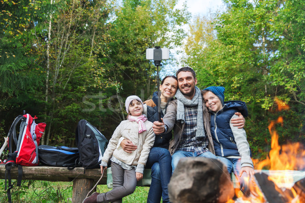 Stok fotoğraf: Aile · kamp · ateşi · kamp · seyahat