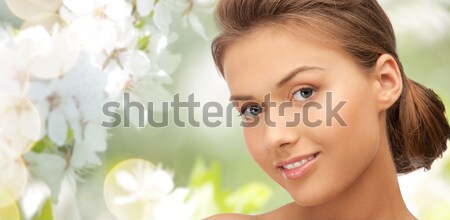 madonna lily blonde Stock photo © dolgachov