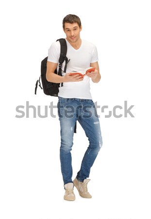 travelling student Stock photo © dolgachov