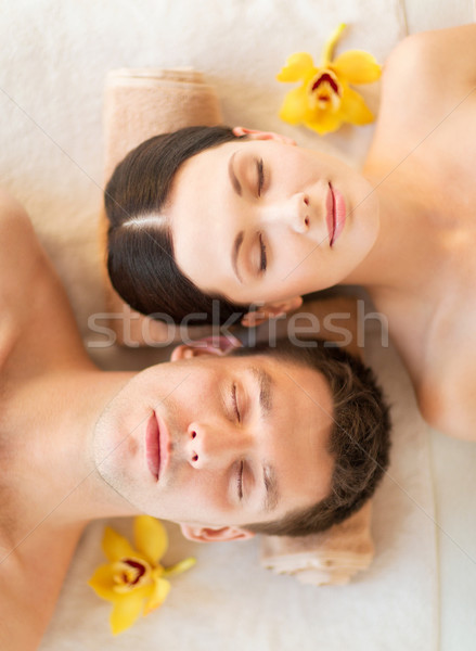 couple in spa Stock photo © dolgachov