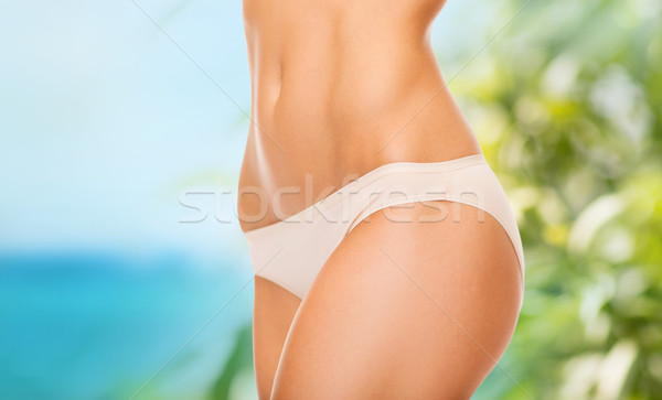 woman in cotton underwear Stock photo © dolgachov