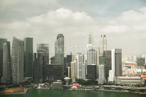 beautiful view to bangkok city seafront Stock photo © dolgachov