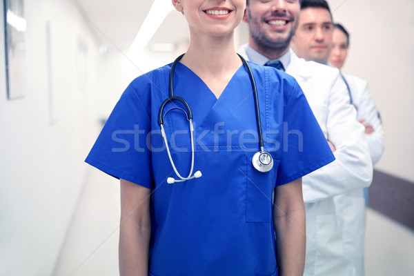 Médecins hôpital couloir clinique profession [[stock_photo]] © dolgachov