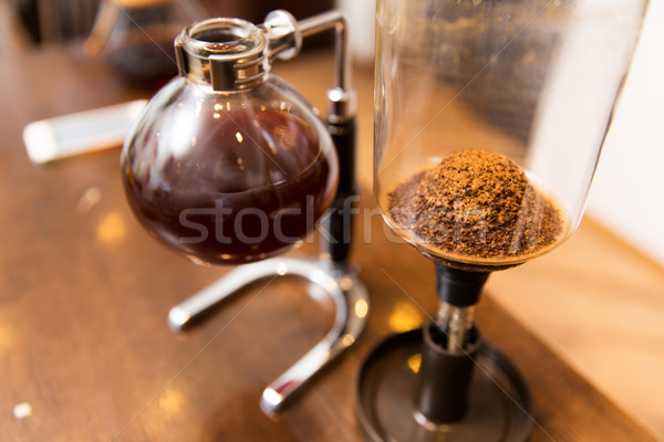 вакуум кофеварка магазин оборудование кофейня Сток-фото © dolgachov