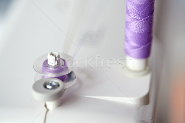 Fio máquina de costura trabalhar estúdio ferramenta Foto stock © dolgachov