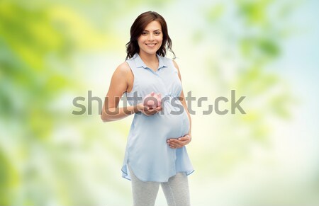 plus size woman in underwear showing ok hand sign Stock photo © dolgachov