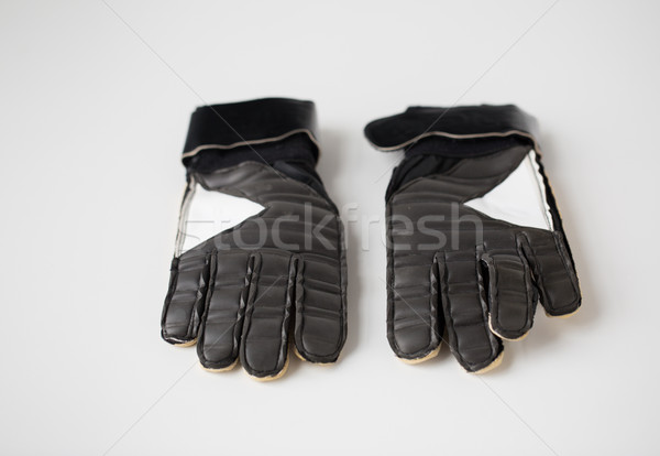 Fútbol fútbol portero guantes deporte Foto stock © dolgachov