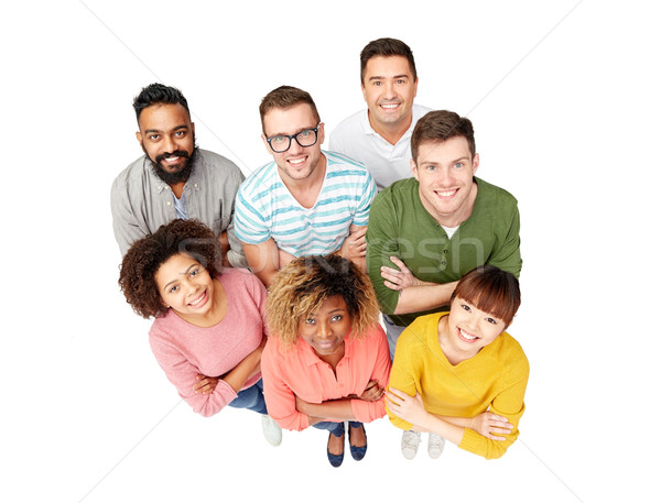 Internacional grupo feliz sonriendo personas diversidad Foto stock © dolgachov