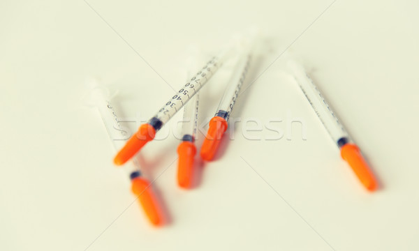Insulina tabel medicină diabet Imagine de stoc © dolgachov