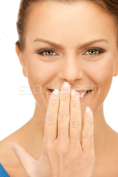 laughing woman Stock photo © dolgachov