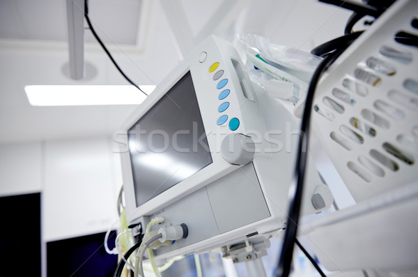 life support machine at hospital operating room Stock photo © dolgachov