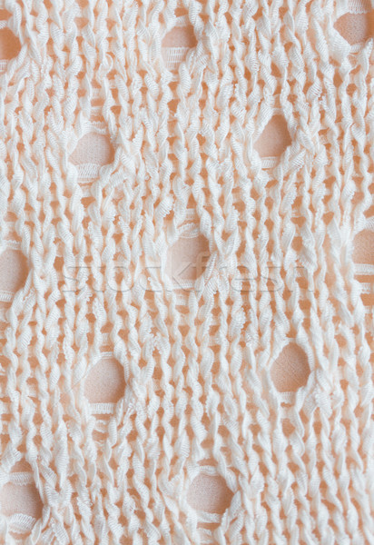 close up of knitted item Stock photo © dolgachov