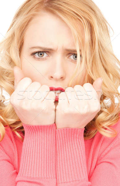 unhappy woman Stock photo © dolgachov