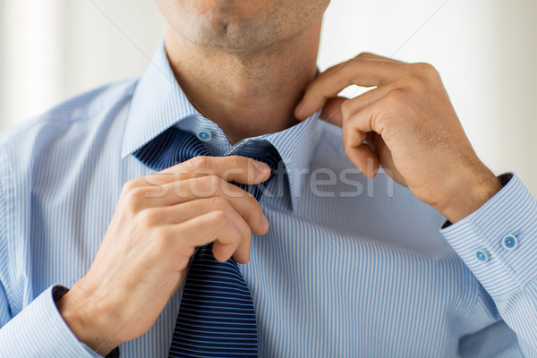 Stok fotoğraf: Adam · gömlek · kravat · boyun · insanlar