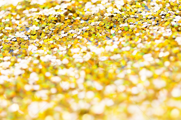 Foto stock: Dorado · brillo · amarillo · vacaciones · decoración · textura